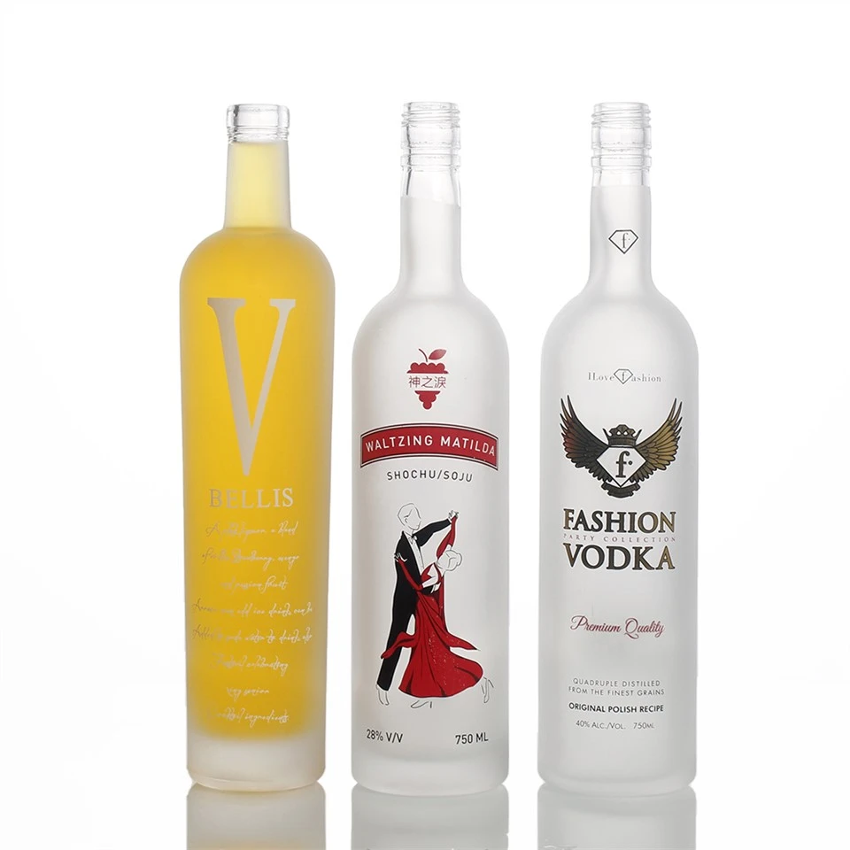 750 ml himmeä tequilalasipullo